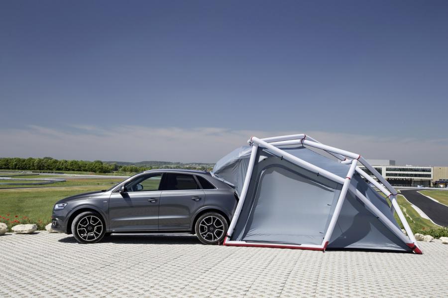  Audi Q3 2.0 TDI Quattro with Camping Tent 2014 года  (фото 14 из 24)